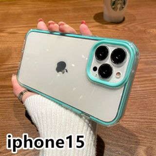 iphone15ケース カーバーおしゃれ ブルー 7(iPhoneケース)