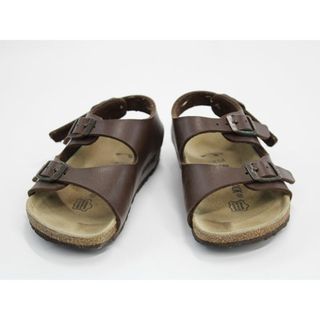 ビルケンシュトック(BIRKENSTOCK)の【夏物 新入荷!】▲ビルケンシュトック/BIRKENSTOCK▲16cm サンダル/シューズ/靴 こげ茶 ミラノ アウトドア キャンプ 水遊び【中古】子供 キッズ kids 男の子 女の子 夏 shoes seasonal 505042(サンダル)