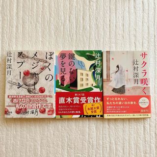 【即日発送◎】ぼくのメジャースプーン　鍵のない夢を見る　辻村深月　小説　セット(文学/小説)