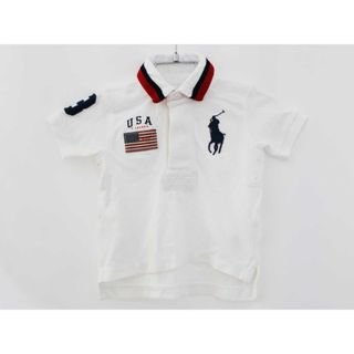 ラルフローレン(Ralph Lauren)の【夏物 新入荷!】[ラルフローレン/Ralph Lauren]75cm 半袖ポロシャツ/ラガーシャツ 白【中古】子供服 キッズ kids ベビー服 baby 男の子 夏 tops 705042(シャツ/カットソー)