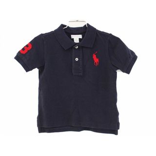 ラルフローレン(Ralph Lauren)の【夏物 新入荷!】[ラルフローレン/Ralph Lauren]90cm 半袖ポロシャツ 紺【中古】子供服 キッズ kids ベビー服 baby 男の子 夏 tops 705042(シャツ/カットソー)