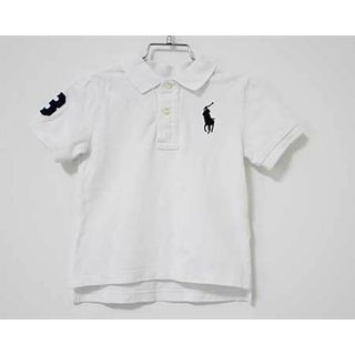 ラルフローレン(Ralph Lauren)の【夏物 新入荷!】〓ラルフローレン/Ralph Lauren〓90cm 半袖ポロシャツ 紺×白  【中古】子供服 キッズ kids ベビー baby  男の子 女の子 夏 tops 705042(シャツ/カットソー)