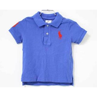 ラルフローレン(Ralph Lauren)の【夏物 新入荷!】〓ラルフローレン/Ralph Lauren〓85cm 半袖ポロシャツ 青  【中古】子供服 キッズ kids ベビー baby  男の子 女の子 夏 tops 705042(シャツ/カットソー)