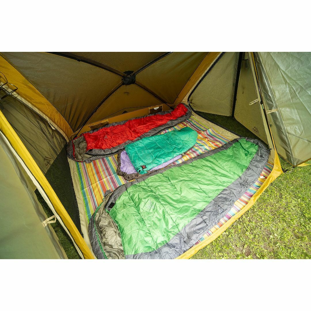 icamp ラクバイン 超早 簡単設営 テント ２～３人用 前室 UVカット 防 スポーツ/アウトドアのアウトドア(テント/タープ)の商品写真