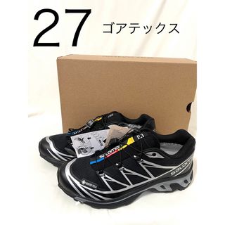 SALOMON - 27 xt-6 GTX サロモン ゴアテックス スニーカー 黒 ブラック