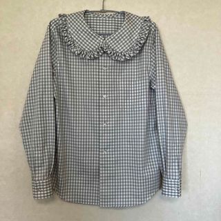 コムデギャルソン(COMME des GARCONS)のハンドメイド　フリル装飾フラットカラーブラウス(シャツ/ブラウス(長袖/七分))