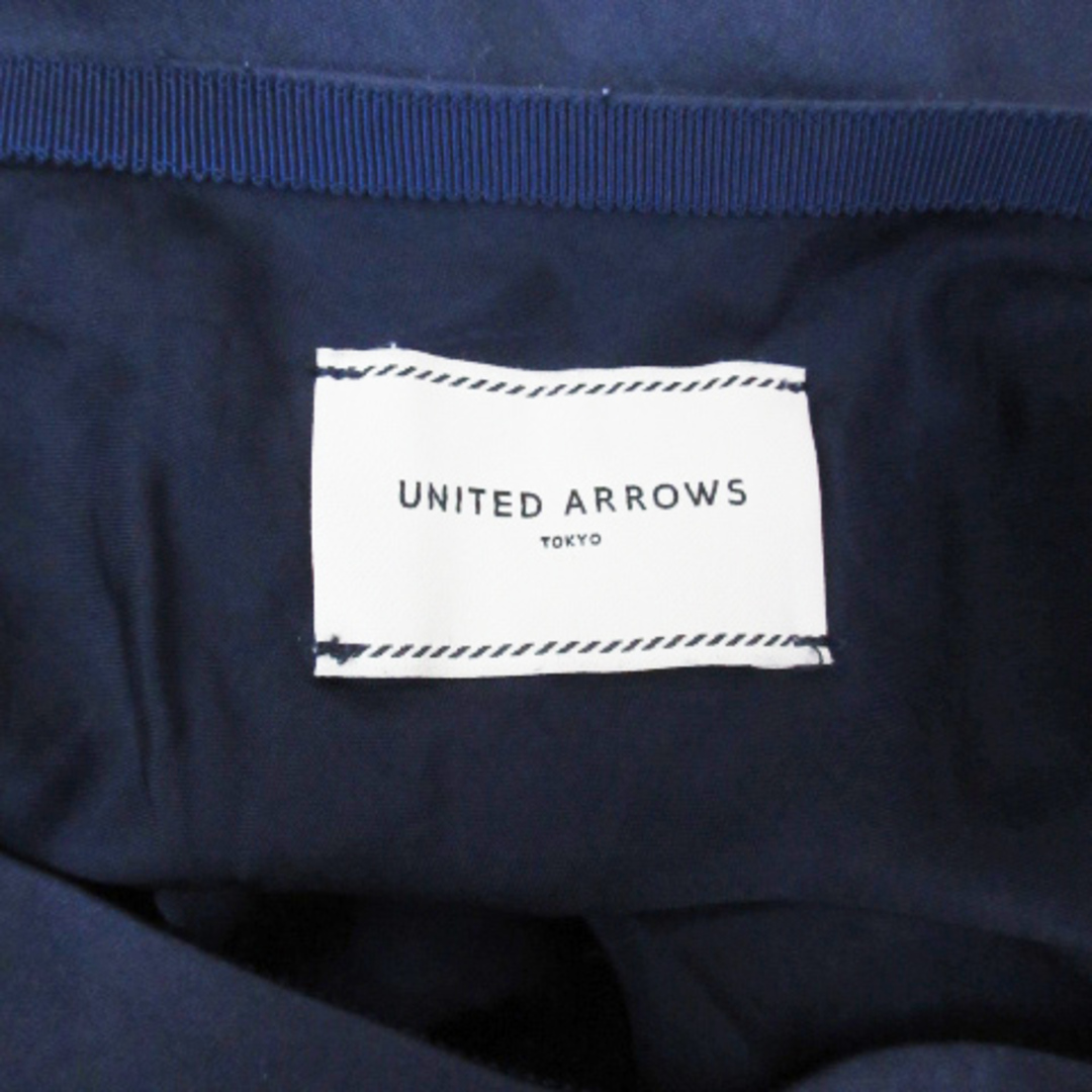 UNITED ARROWS(ユナイテッドアローズ)のユナイテッドアローズ フレアスカート ミモレ丈 無地 38 M 紺 ネイビー レディースのスカート(ひざ丈スカート)の商品写真