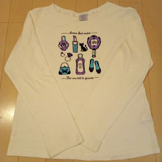 アナスイミニ　コスメ柄ロングTシャツ　140