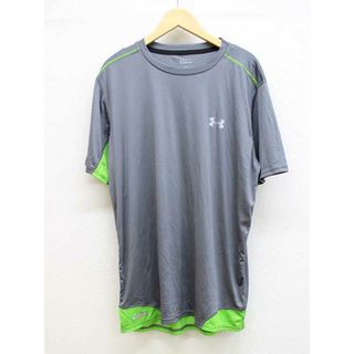 UNDER ARMOUR - 【新入荷】■UNDER ARMOUR/アンダーアーマー■トレーニングウエア/半袖Tシャツ/半袖 グレー/灰色レディース XL【中古】春夏秋冬 105042