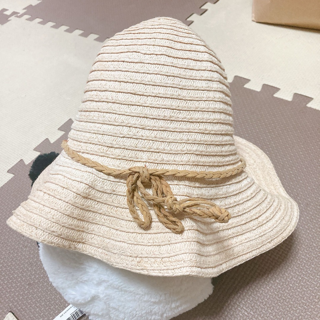 H&M(エイチアンドエム)の麦わら帽子 キッズ/ベビー/マタニティのこども用ファッション小物(帽子)の商品写真