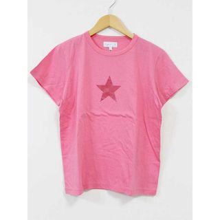 アニエスベー(agnes b.)の【夏物 新入荷】新品未使用品☆agnes b./アニエスベー☆2022年製/スタープリントTシャツ/シャツ/Tシャツ/半袖 ピンク レディース 3 夏 705042(Tシャツ(半袖/袖なし))