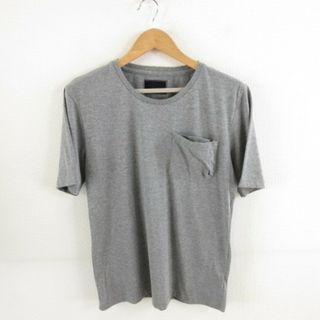 ナンバーナイン(NUMBER (N)INE)のナンバーナイン NUMBER (N)INE Tシャツ 丸首 グレー S *A38(Tシャツ/カットソー(半袖/袖なし))