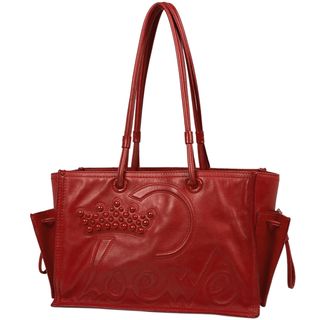 ロエベ(LOEWE)のロエベ ステッチロゴ トートバッグ レディース 【中古】(トートバッグ)