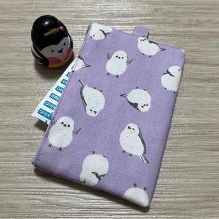 ハンドメイド ポケット付きポケットティッシュケース♡シマエナガ♡絆創膏入れ(その他)