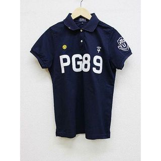 パーリーゲイツ(PEARLY GATES)の【新入荷】■PEARLY GATES/パーリーゲイツ■ゴルフウェア/ポロシャツ/半袖 ネイビー/紺 レディース 1【中古】春夏秋冬 105042(ポロシャツ)