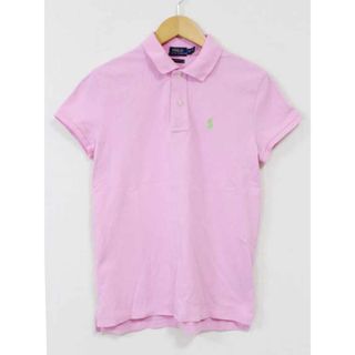 ラルフローレン(Ralph Lauren)の【夏物 新入荷】☆POLO RALPH LAUREN/ポロラルフローレン☆ポロシャツ/ワンポイント/カジュアル/無地/半袖 ピンク レディース XS【中古】夏 705042(ポロシャツ)