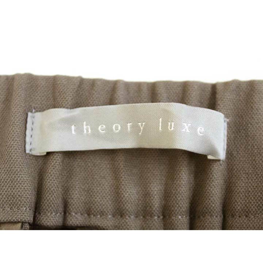 Theory luxe(セオリーリュクス)の【夏物 新入荷】『theory luxe/セオリーリュクス』2022年製/Ariose Carol2/リネン混テーパードパンツ/無地/ウエストゴム/イージーパンツ ブラウン/茶色 レディース  40【中古】 春夏  105042 レディースのパンツ(その他)の商品写真