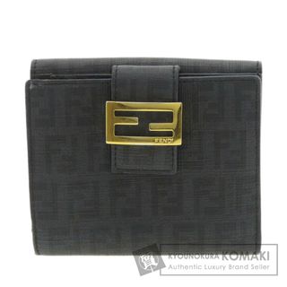 フェンディ(FENDI)のFENDI ズッカ 二つ折り財布（小銭入れあり） PVC レディース(財布)