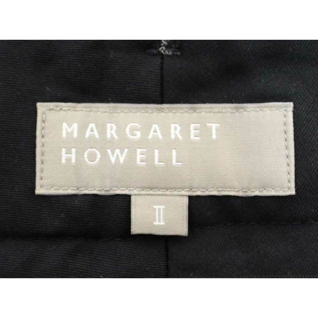 MARGARET HOWELL(マーガレットハウエル)の【夏物 新入荷】☆MARGARET HOWELL/マーガレットハウエル☆ウールリネンチェック柄テーパードパンツ/ロングパンツ/長ズボン/ロールアップ/ポケット ブラック×ホワイト/黒×白 レディース 2【中古】春夏 705042 レディースのパンツ(その他)の商品写真