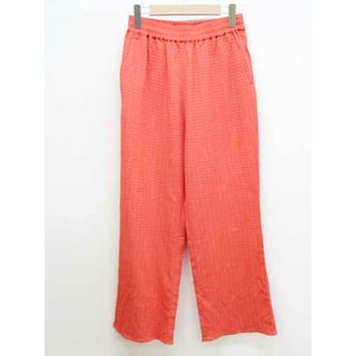 niko and... - 【夏物 新入荷】‡niko and.../ニコアンド‡イージーパンツ/十分丈 レッド/赤 レディース  L【中古】 夏春 205042