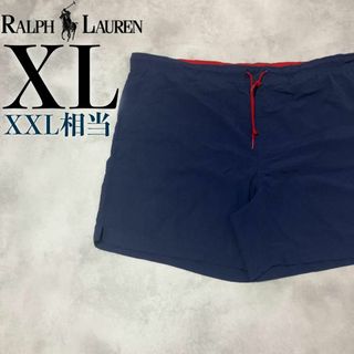 ラルフローレン(Ralph Lauren)の【美品】POLO Ralph Lauren ハーフパンツ XL 旧タグ ネイビー(ショートパンツ)