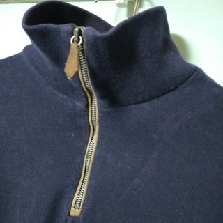 ポロラルフローレン(POLO RALPH LAUREN)のPolo Ralph Lauren ハーフジップ エルボーパッチ レザージッパー(スウェット)