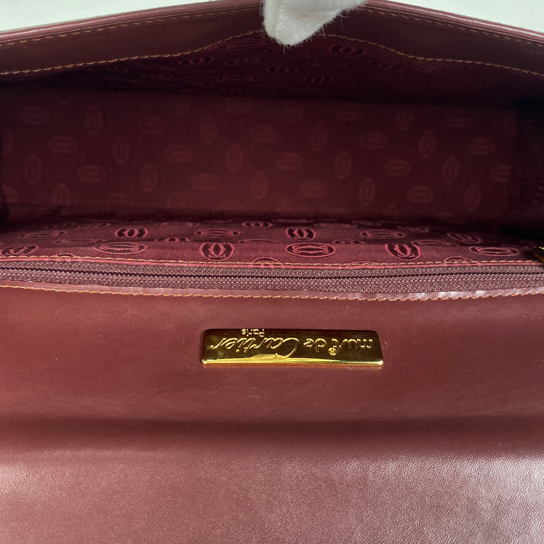 Cartier(カルティエ)のカルティエ マストライン ハンドバッグ レディース 【中古】 レディースのバッグ(ハンドバッグ)の商品写真