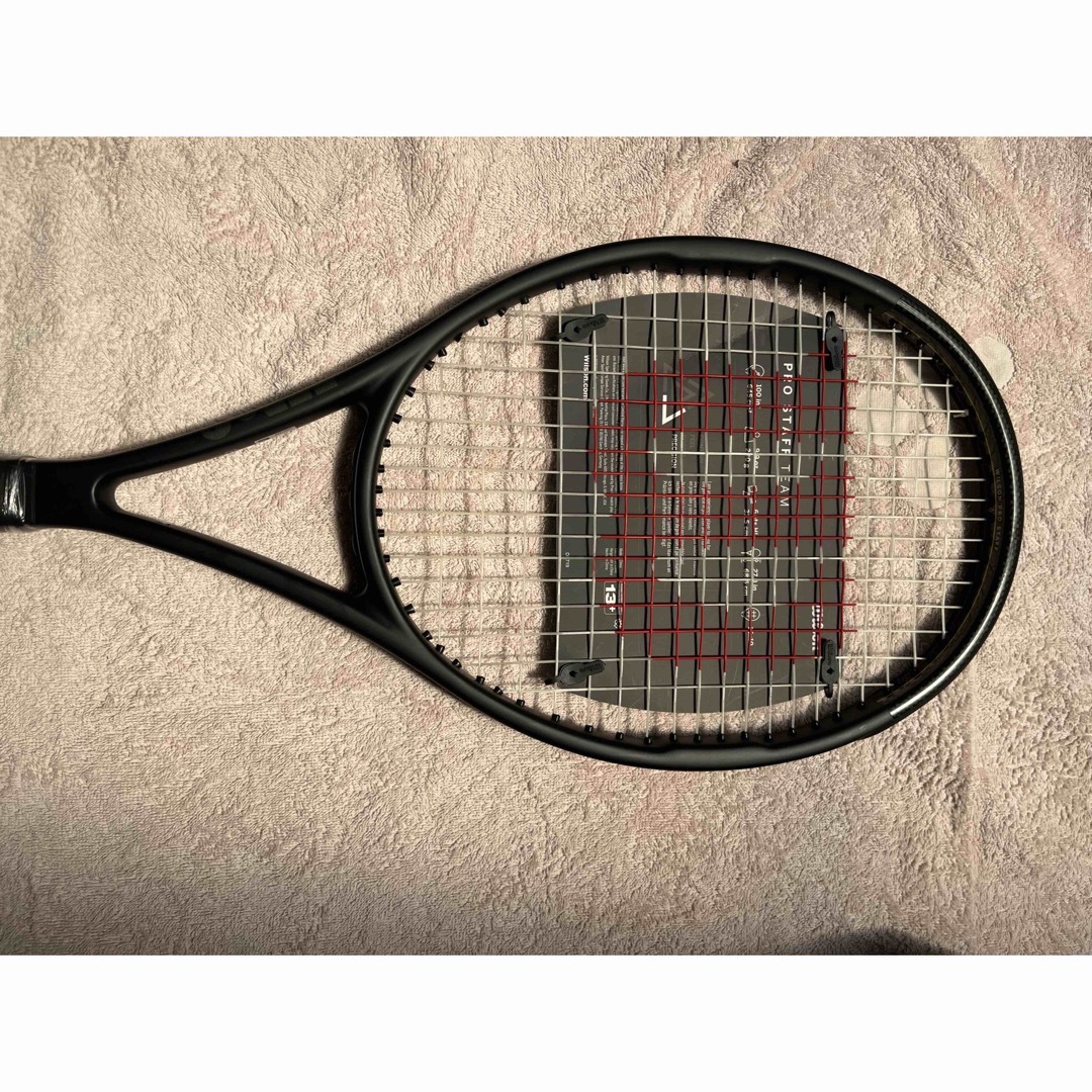 【美品】Wilson Pro Staff 100 v13 スポーツ/アウトドアのテニス(ラケット)の商品写真