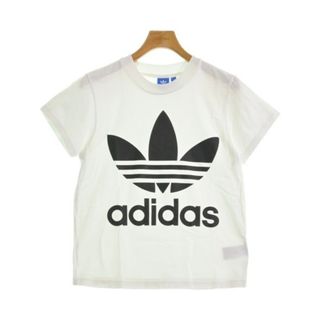 アディダス(adidas)のadidas アディダス Tシャツ・カットソー XS 白 【古着】【中古】(カットソー(半袖/袖なし))