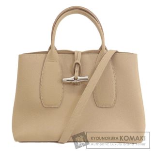 LONGCHAMP - Longchamp 2WAY ハンドバッグ レザー レディース