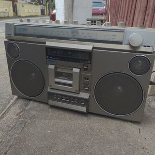 昭和レトロ  AIWA アイワ CS-75X ラジカセ(ラジオ)