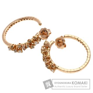 Damiani - Damiani ミモザ ダイヤモンド フープ ピアス K18PG レディース