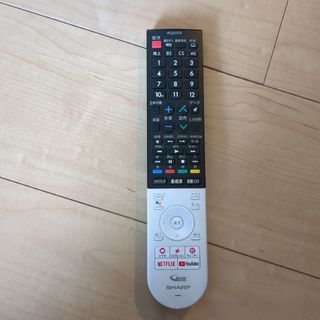 シャープ(SHARP)のAQUA　SHARP　テレビ　リモコン(テレビ)