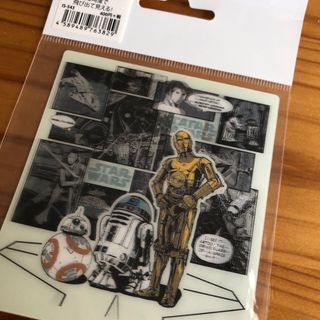 スターウォーズ 3D ステッカー ビッグ シール Aドロイド STAR WARS(しおり/ステッカー)