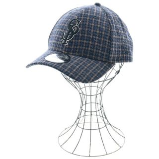 ソフネット(SOPHNET.)のSOPHNET. ソフネット キャップ - 紺x茶(ギンガムチェック) 【古着】【中古】(キャップ)