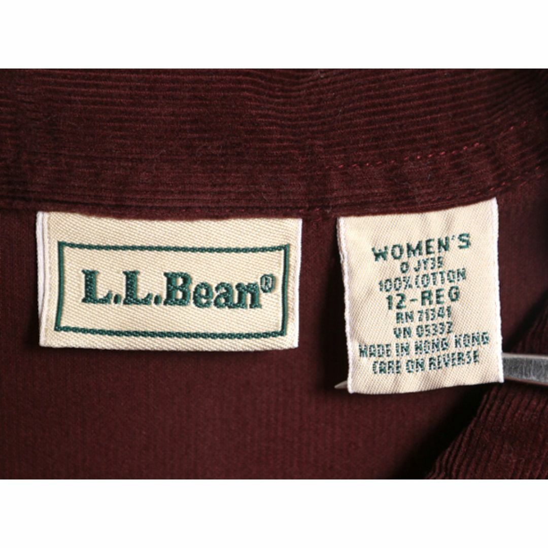 2024年新作 細畝 エルエルビーン 90s - L.L.Bean コーデュロイ シャツ 長袖 女性用