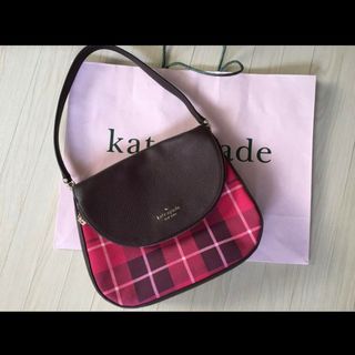 ケイトスペードニューヨーク(kate spade new york)のkatespade美品2wayチェックバッグ♡(ショルダーバッグ)