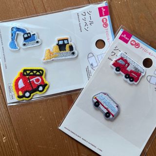 DAISO - アイロン接着　ワッペン　4点セット