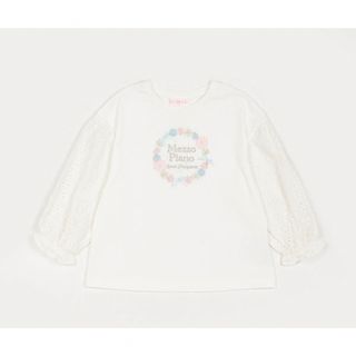 メゾピアノ(mezzo piano)のメゾピアノ　7部袖Tシャツ　130センチ　新品(Tシャツ/カットソー)