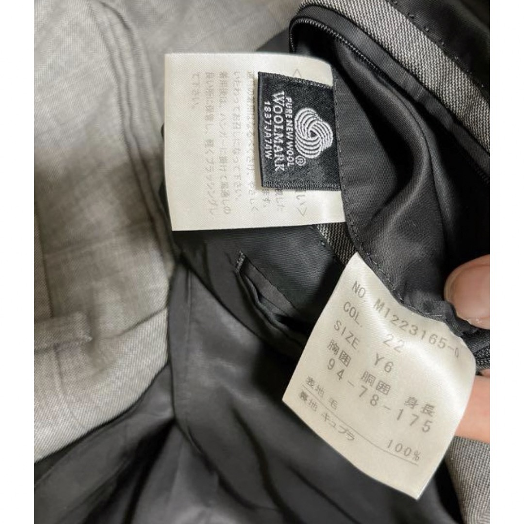 AOKI(アオキ)のAOKI MAJI メンズスーツ セットアップ 上下　 サイズY6  メンズのスーツ(セットアップ)の商品写真
