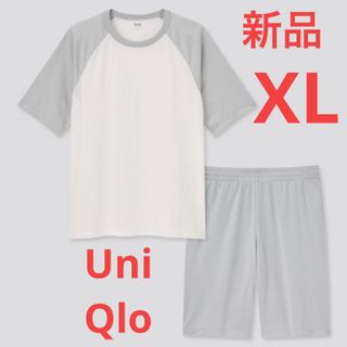 UNIQLO - 新品　ユニクロ　エアリズムメッシュクルーネックセット（カラーブロック）　XL