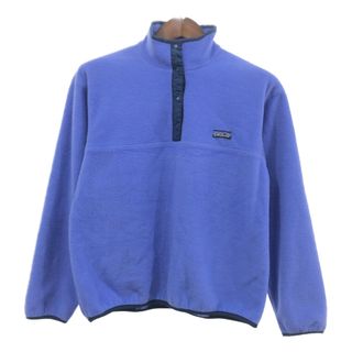 パタゴニア(patagonia)の80年代 USA製 patagonia パタゴニア スナップT フリースジャケット アウトドア 最初期 パープル (レディース 11/12) 中古 古着 Q5909(その他)