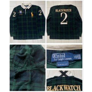 ポロラルフローレン(POLO RALPH LAUREN)の美品 90s 00s POLO ラルフローレン black watch XL(ジャージ)