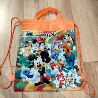 ディズニー(Disney)のディズニー　ミッキーマウス　袋　ナップサック　未使用(リュックサック)