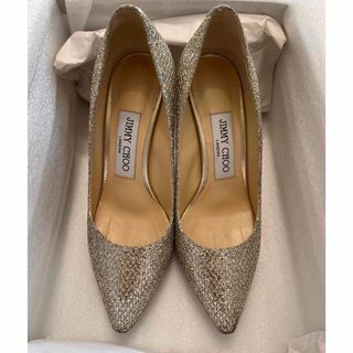 JIMMY CHOO グリッター　パンプス　22.5