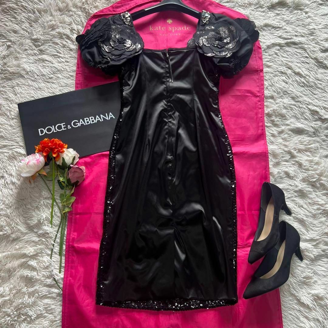 DOLCE&GABBANA - 【美品】DOLCE&GABBANA スパンコールロング DOLCE&GABBANA - 【美品】DOLCE&GABBANA スパンコールロング