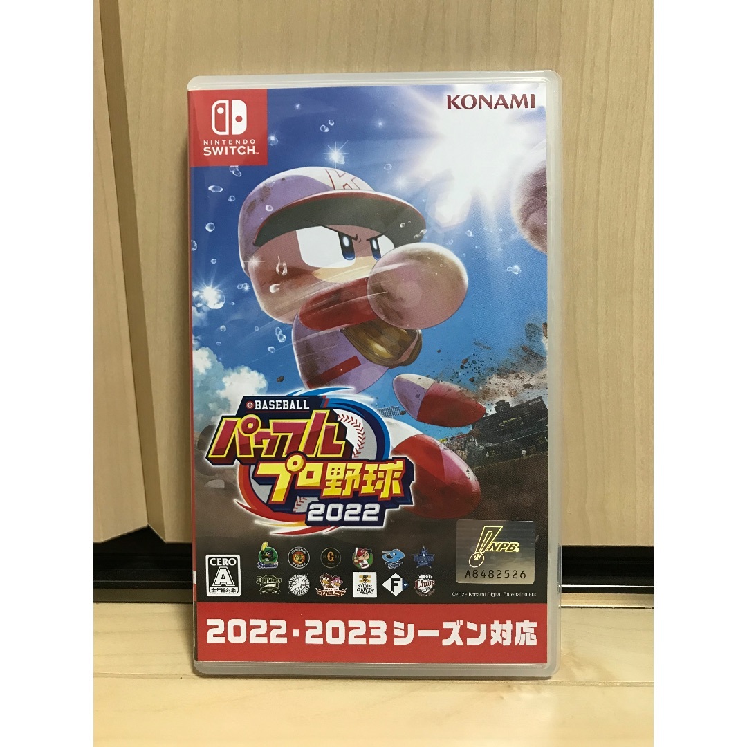 Nintendo Switch(ニンテンドースイッチ)の美品✨eBASEBALLパワフルプロ野球2022 Switch✨即日発送可 エンタメ/ホビーのゲームソフト/ゲーム機本体(家庭用ゲームソフト)の商品写真