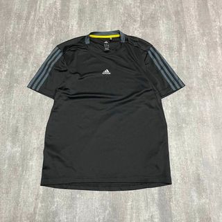 アディダス(adidas)のTシャツ 半袖 アディダス パフォーマンスロゴ スリーライン S ブラック(Tシャツ/カットソー(半袖/袖なし))