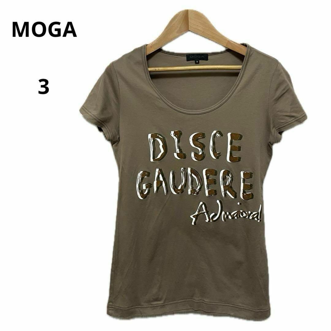 MOGA(モガ)のMOGA モガ Tシャツ 3 おしゃれ レディースのトップス(Tシャツ(半袖/袖なし))の商品写真