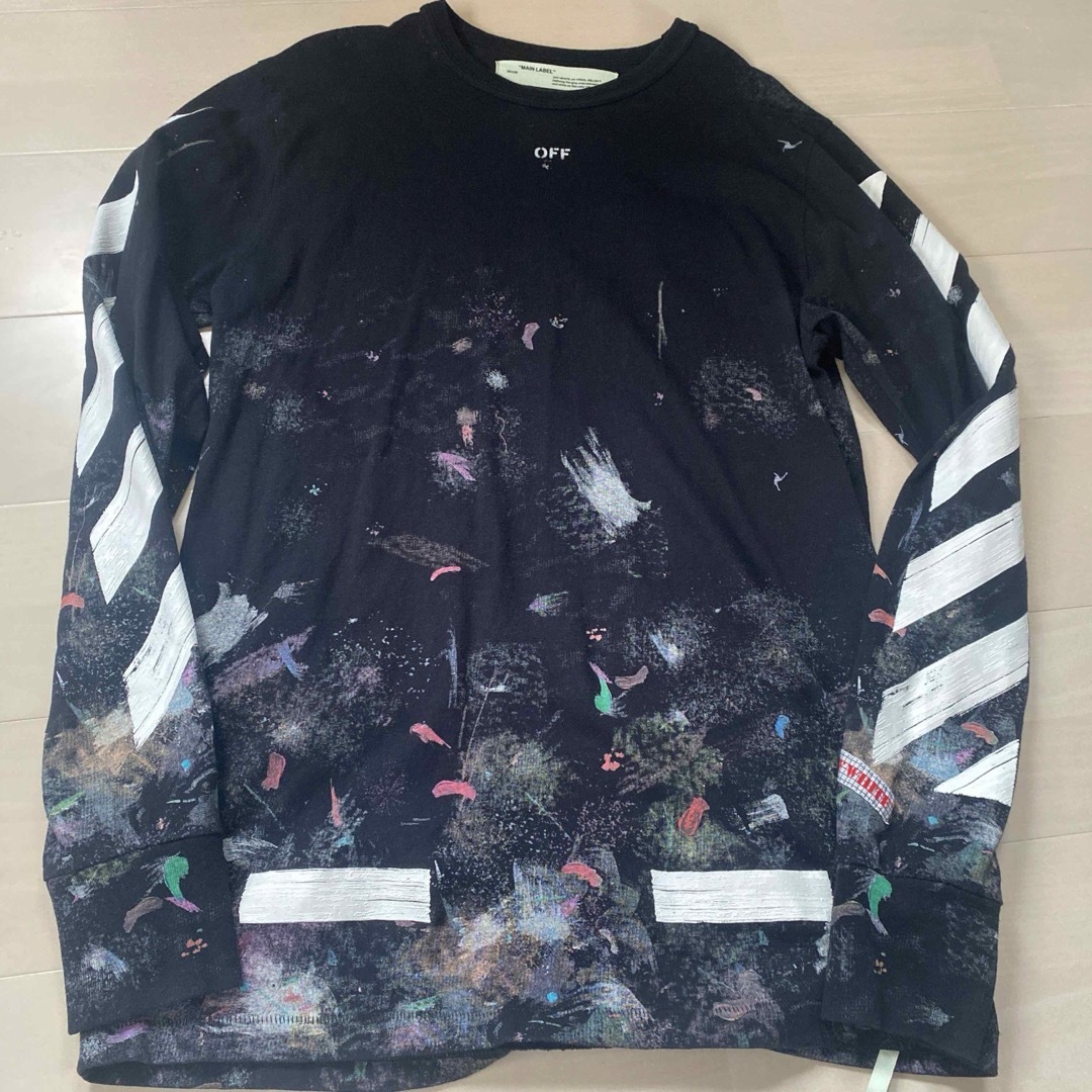 Off-White - offwhiteロンTsizeLの通販 by のぶのぶ's shop Off-White - offwhiteロンTsizeLの通販 by のぶのぶ's shop